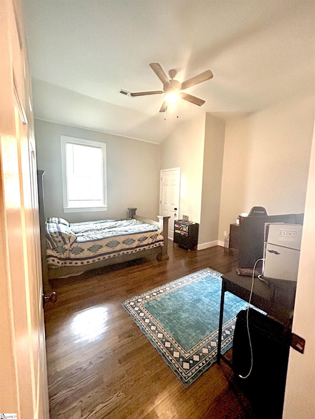 127 Eastview Rd, Pelzer, SC 29669 - bedroom featuring wood finished floors, a ceiling fan, and baseboards