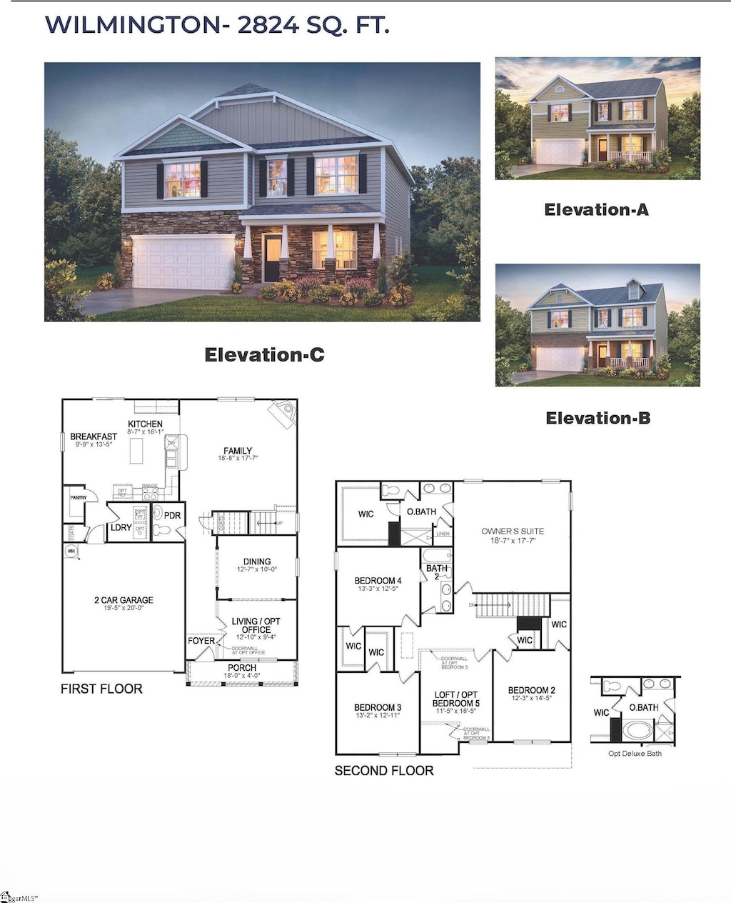 1353 Chamomile Ct Lot 0188, Lyman, SC 29365 - home floor plan