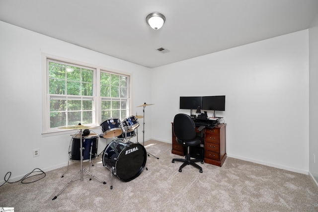 101 Shagbark Cir, Simpsonville, SC 29680 - carpeted office featuring baseboards