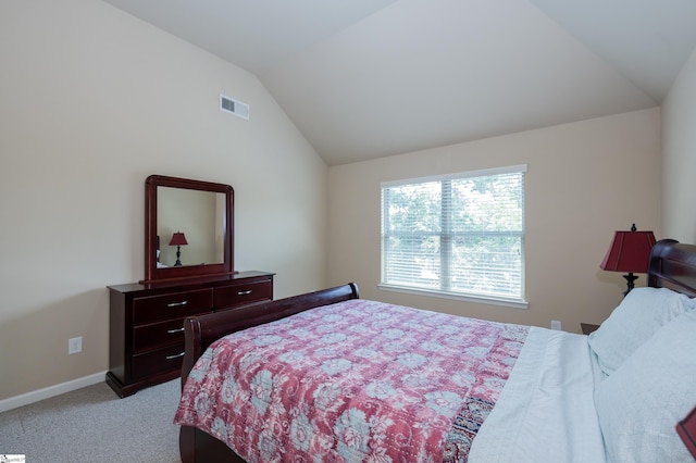 37 Wild Eve Way, Greer, SC 29650 - bedroom featuring vaulted ceiling, carpet, and baseboards
