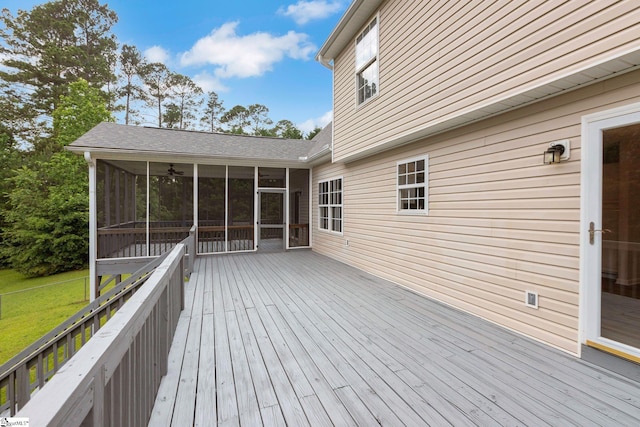 4 Dade Ct, Taylors, SC 29687 - deck with a sunroom