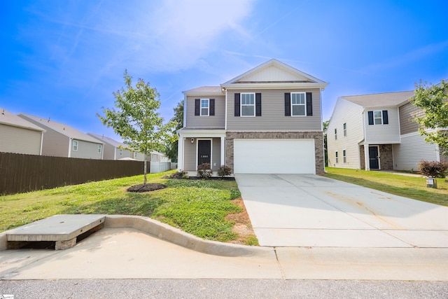 1305 Ledsham Ct, Greer, SC 29651 - view of front facade with a garage and driveway