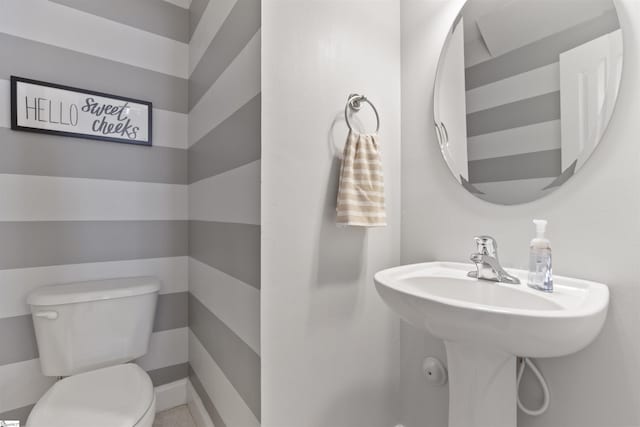 125 Saxon Falls Ct, Greenville, SC 29607 - bathroom featuring toilet and a sink