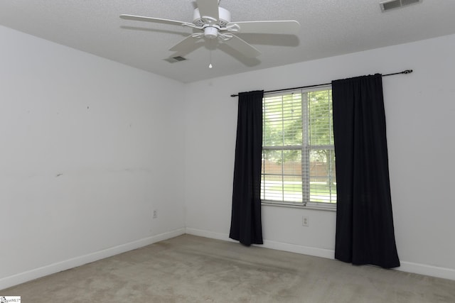 7 Pergola Pl, Simpsonville, SC 29680 - spare room with healthy amount of natural light, light carpet, a ceiling fan, baseboards, and a textured ceiling