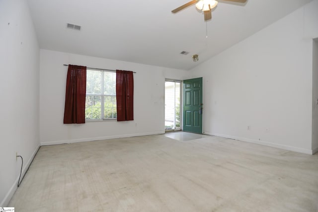 7 Pergola Pl, Simpsonville, SC 29680 - empty room with carpet, ceiling fan, and baseboards