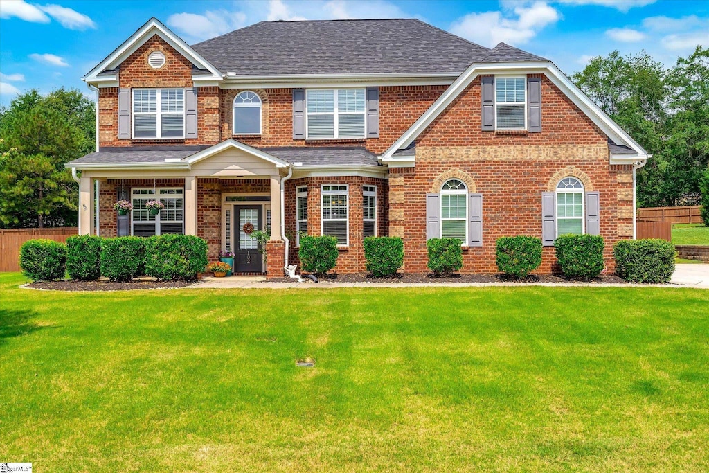 102 James Lake Way, Easley, SC 29642 - view of front of house featuring brick siding and a shingled roof