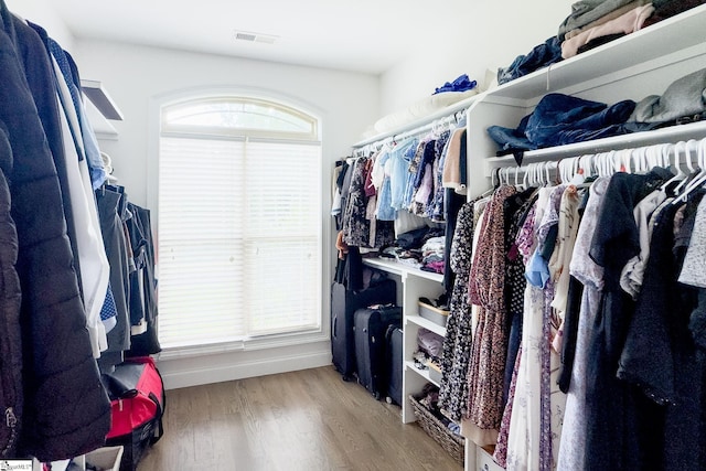 740 N Alamosa Dr, Boiling Springs, SC 29316 - walk in closet with wood finished floors