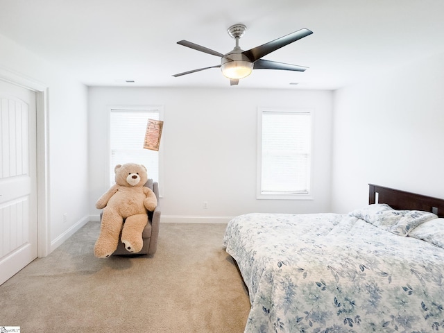 740 N Alamosa Dr, Boiling Springs, SC 29316 - bedroom featuring light colored carpet, multiple windows, and baseboards