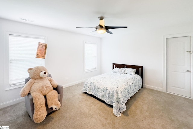 740 N Alamosa Dr, Boiling Springs, SC 29316 - carpeted bedroom with baseboards and ceiling fan