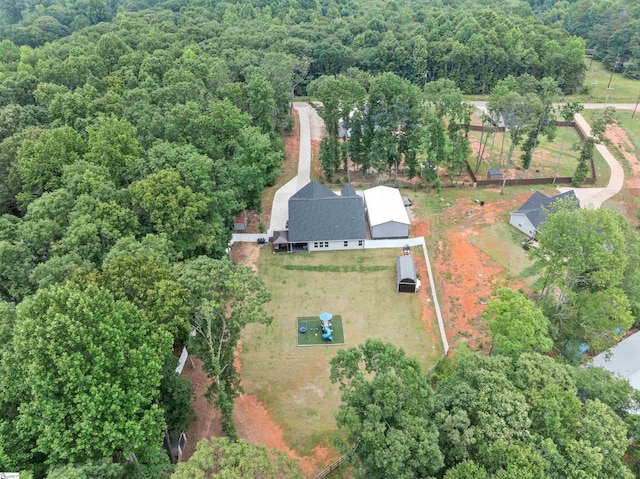 197 Falling Creek Rd, Spartanburg, SC 29301 - bird's eye view of a forest