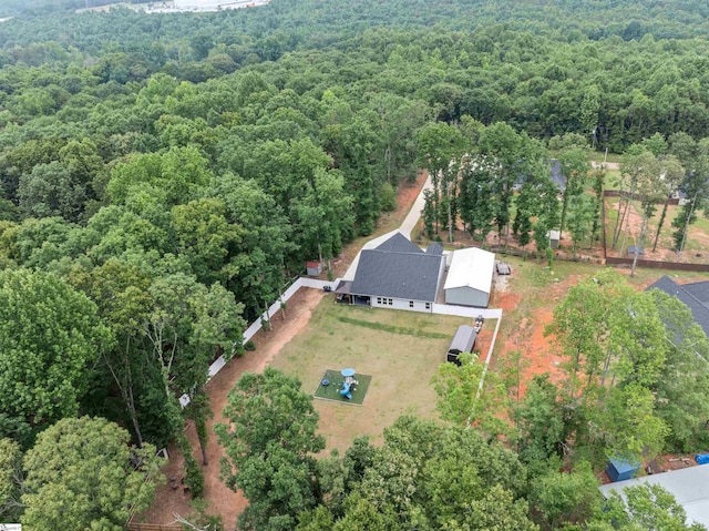 197 Falling Creek Rd, Spartanburg, SC 29301 - bird's eye view of a heavily wooded area