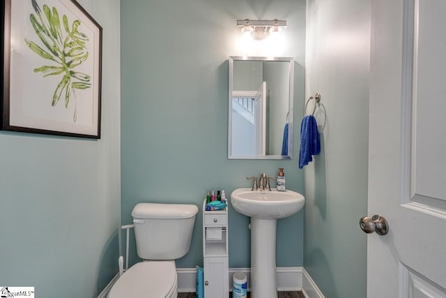 2 Stony Run Ln, Simpsonville, SC 29681 - half bath with toilet and a sink