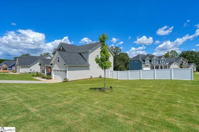 2 Stony Run Ln, Simpsonville, SC 29681 - view of yard with concrete driveway and a residential view