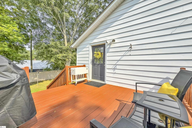316 W Blue Ridge St, Pendleton, SC 29670 - view of wooden deck