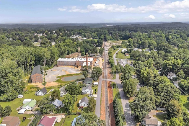 316 W Blue Ridge St, Pendleton, SC 29670 - aerial overview of property's location featuring a heavily wooded area