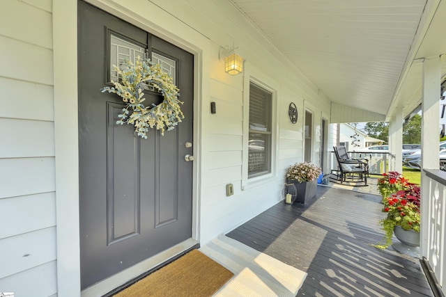 316 W Blue Ridge St, Pendleton, SC 29670 - entrance to property with a porch