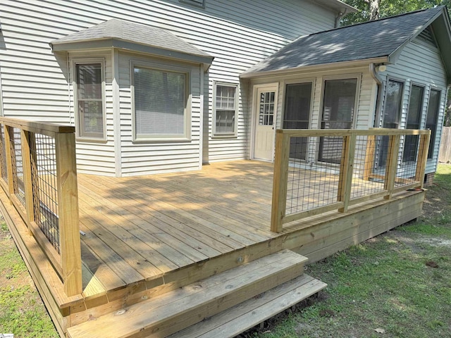111 Firethorne Ct, Greer, SC 29650 - view of wooden terrace