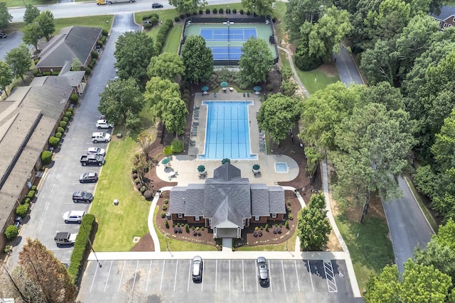 103 Brandon Way, Simpsonville, SC 29681 - aerial overview of property's location featuring a pool