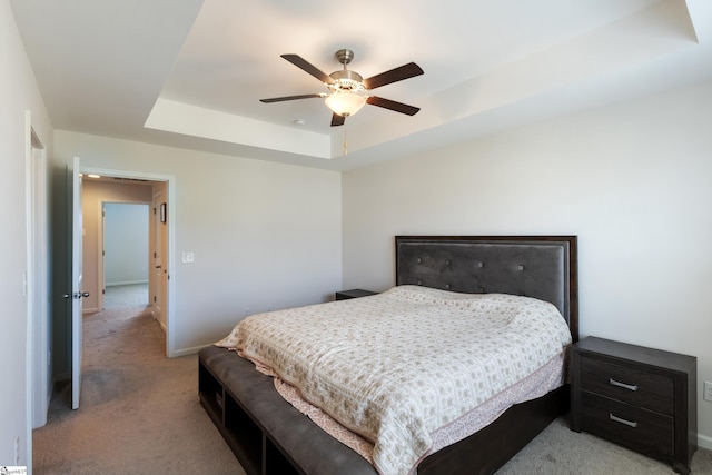249 Samuel St, Pendleton, SC 29670 - bedroom featuring a raised ceiling, light carpet, and baseboards