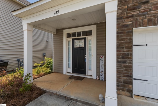 249 Samuel St, Pendleton, SC 29670 - view of exterior entry featuring covered porch