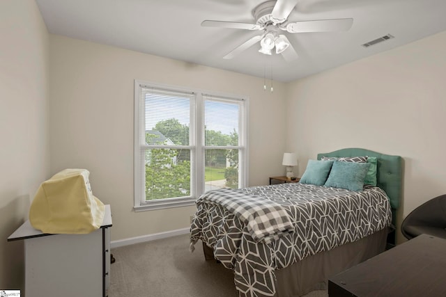 4 Jester Ct, Simpsonville, SC 29681 - carpeted bedroom featuring baseboards and a ceiling fan