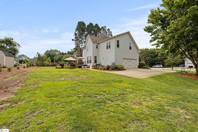 4 Jester Ct, Simpsonville, SC 29681 - view of home's exterior featuring an attached garage, concrete driveway, and a lawn