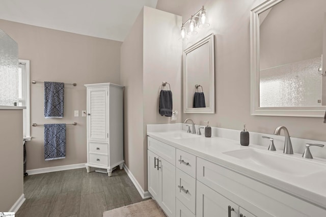 4 Jester Ct, Simpsonville, SC 29681 - full bath featuring double vanity and baseboards