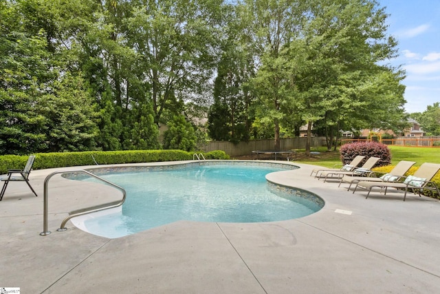 5 Fife Ct, Simpsonville, SC 29681 - view of pool with a patio