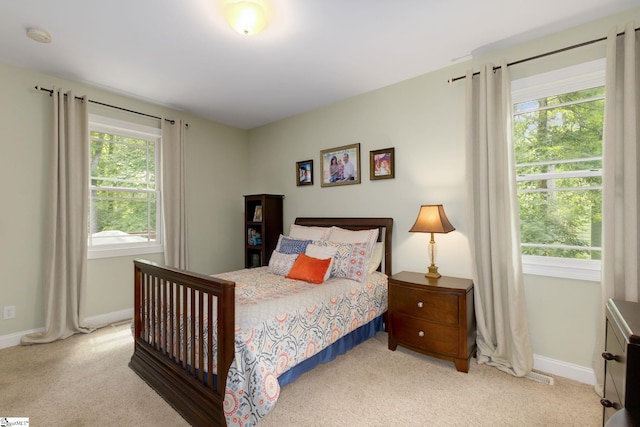 6 Terrapin Trl, Taylors, SC 29687 - bedroom with light carpet, multiple windows, and baseboards