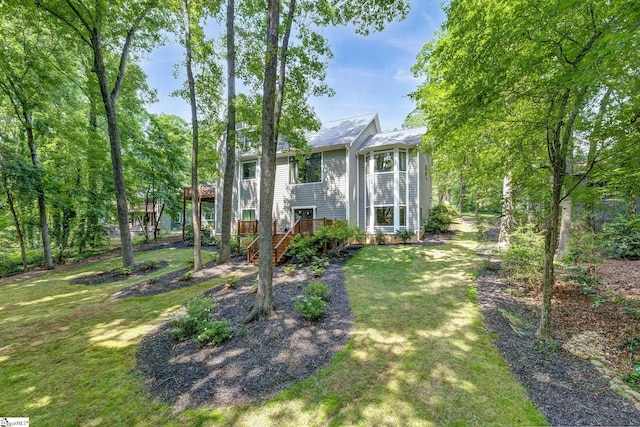 6 Terrapin Trl, Taylors, SC 29687 - view of front of house with a front yard