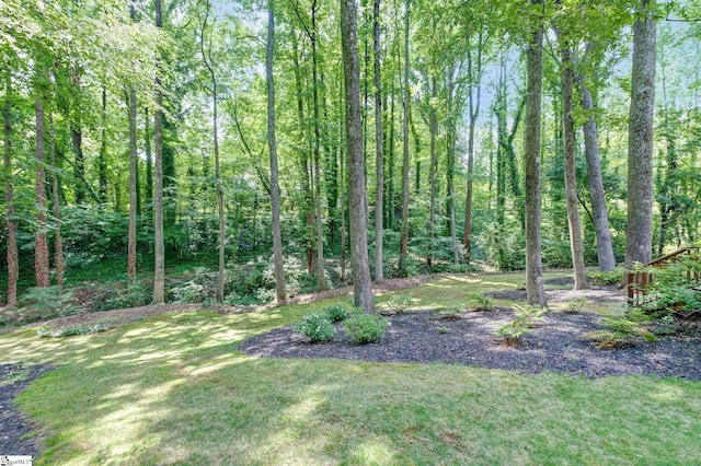 6 Terrapin Trl, Taylors, SC 29687 - view of grassy yard featuring a view of trees