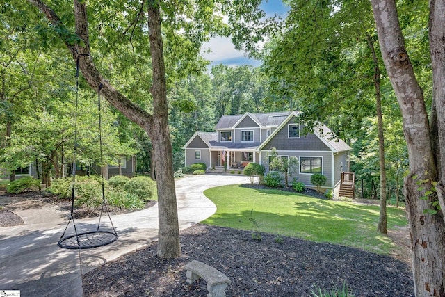 6 Terrapin Trl, Taylors, SC 29687 - view of front of house featuring a front lawn and driveway