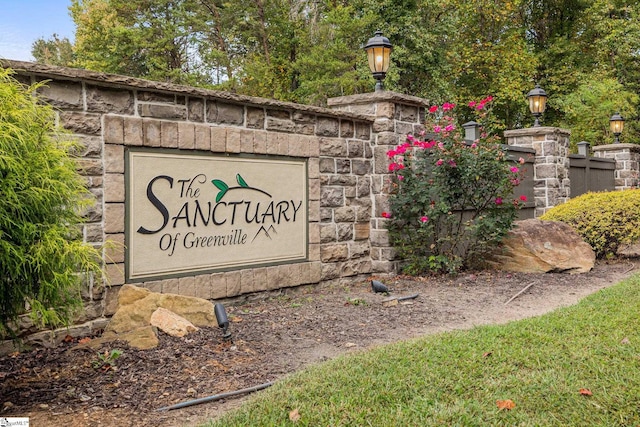 128 Sanctuary Ln, Taylors, SC 29687 - view of community / neighborhood sign