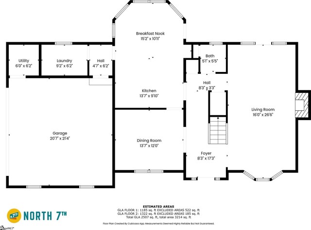 119 Circle Slope Dr, Simpsonville, SC 29681 - property floor plan