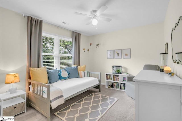 16 Chariot Ln, Simpsonville, SC 29681 - bedroom featuring light carpet and ceiling fan