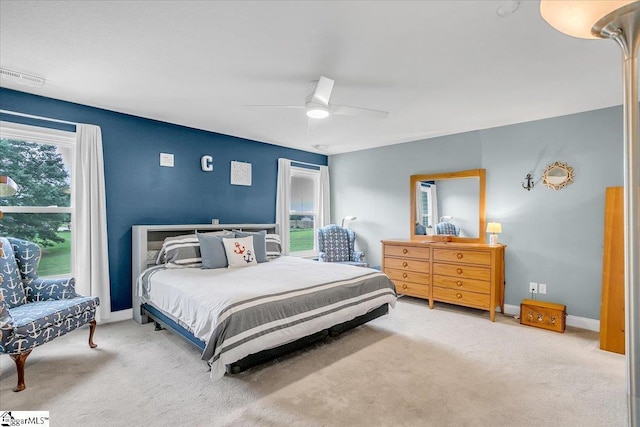 30 Chalice Hill Ln, Travelers Rest, SC 29690 - carpeted bedroom featuring ceiling fan and baseboards