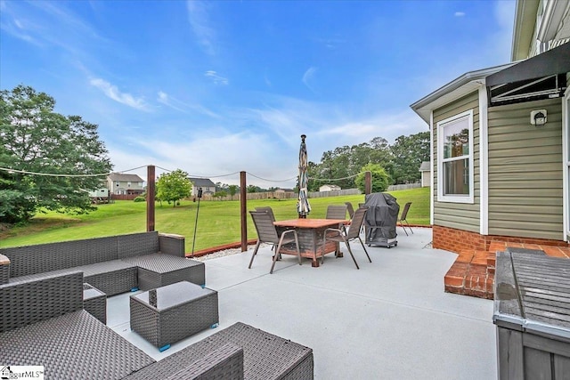 30 Chalice Hill Ln, Travelers Rest, SC 29690 - view of patio with outdoor dining space and an outdoor hangout area