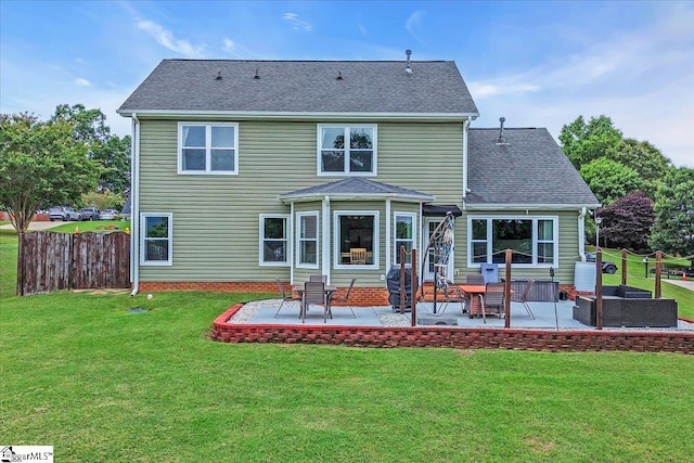 30 Chalice Hill Ln, Travelers Rest, SC 29690 - rear view of property with a patio and a shingled roof
