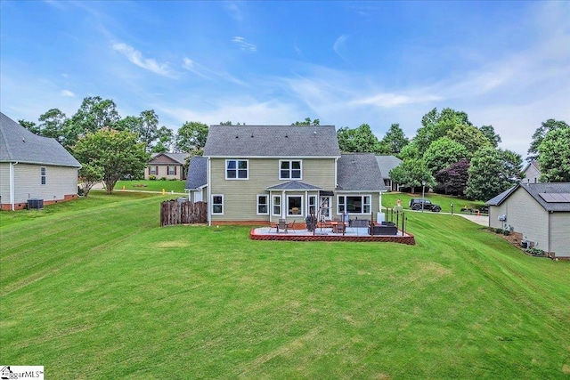 30 Chalice Hill Ln, Travelers Rest, SC 29690 - rear view of house featuring a patio area, a yard, and cooling unit