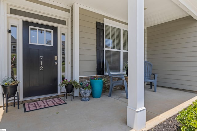 712 Paxton Rose Dr, Greer, SC 29650 - property entrance featuring covered porch