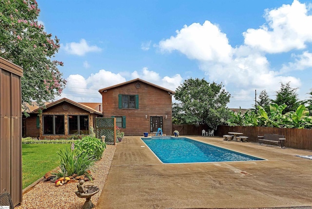 101 Myrtle St, Lavonia, GA 30553 - view of pool featuring a patio area