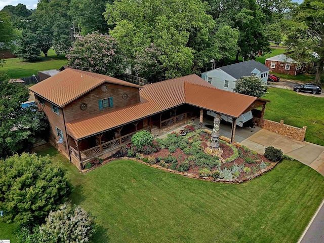 101 Myrtle St, Lavonia, GA 30553 - view from above of property