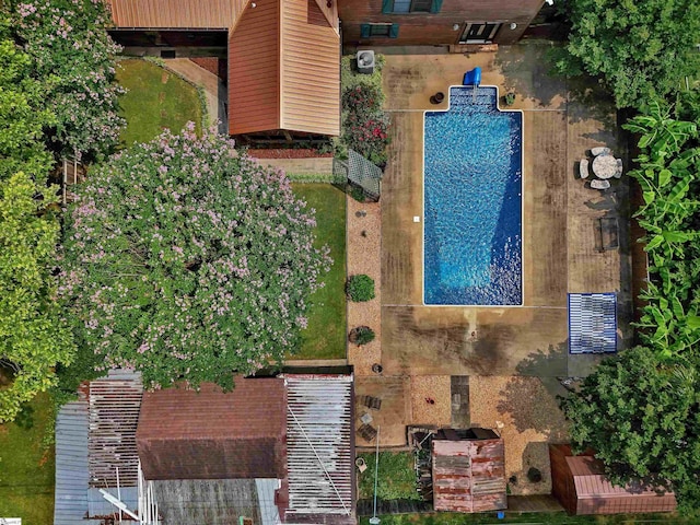 101 Myrtle St, Lavonia, GA 30553 - drone / aerial view of a pool area