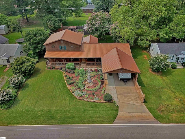 101 Myrtle St, Lavonia, GA 30553 - view from above of property