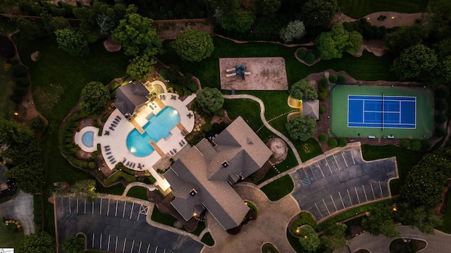 601 Brixton Cir, Simpsonville, SC 29681 - aerial view of property's location featuring a pool
