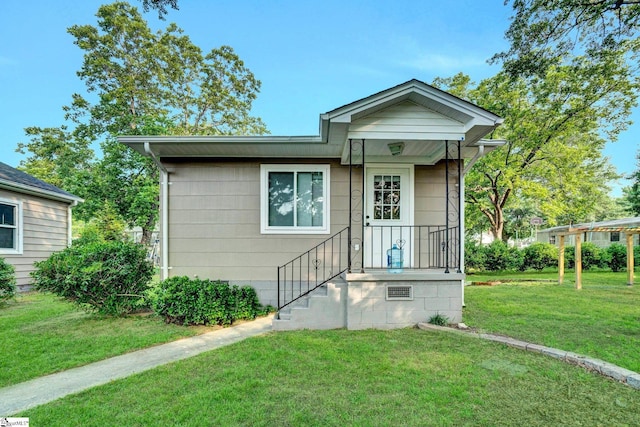 503 Davidson St, Clinton, SC 29325 - view of front of home featuring a front lawn
