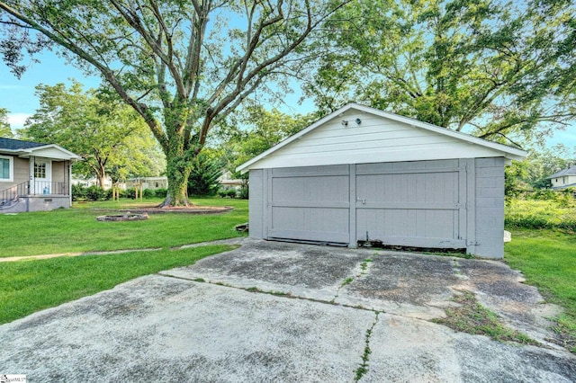 503 Davidson St, Clinton, SC 29325 - detached garage with a storage unit