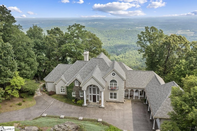 33 Southview Ledge Rd, Landrum, SC 29356 - view of subject property with a heavily wooded area