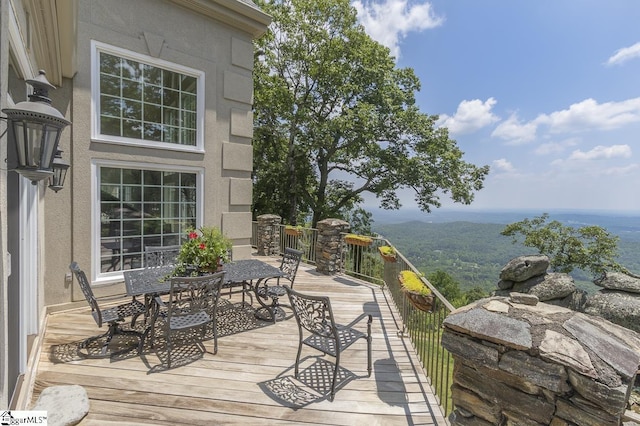 33 Southview Ledge Rd, Landrum, SC 29356 - view of wooden terrace