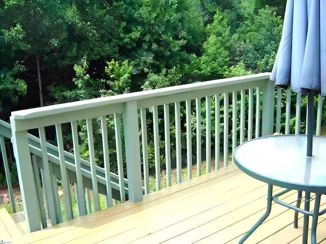 213 Kingscreek Dr, Greer, SC 29650 - view of wooden deck